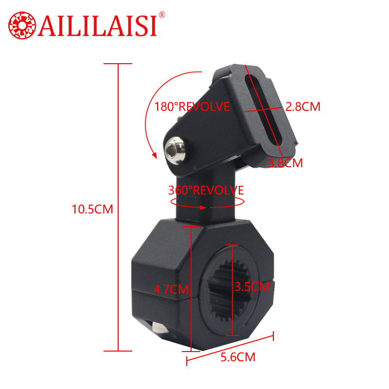 Universal Parts Adjustable Bumper Modified Led Light Headlight Mount Kit Motorcycle and Car Spotlight Installation Bracket Fixed