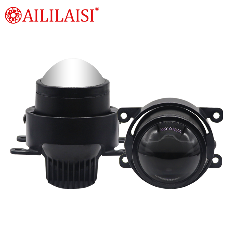 AIlilaisi 2.5Inch Fog Lamp Lens Projector Light Bi Led for Hyundai Custo 2020-2025 Waterproof and Anti-Fog Turn Signal Factory