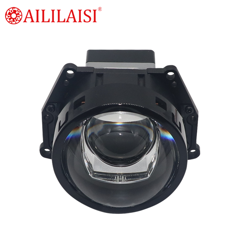 Aililaisi High Power LED Lens Laser Headlight Dual Light 3Inch Bifocal Automobile Modification H7 for Honda Accord Nissan Nv350