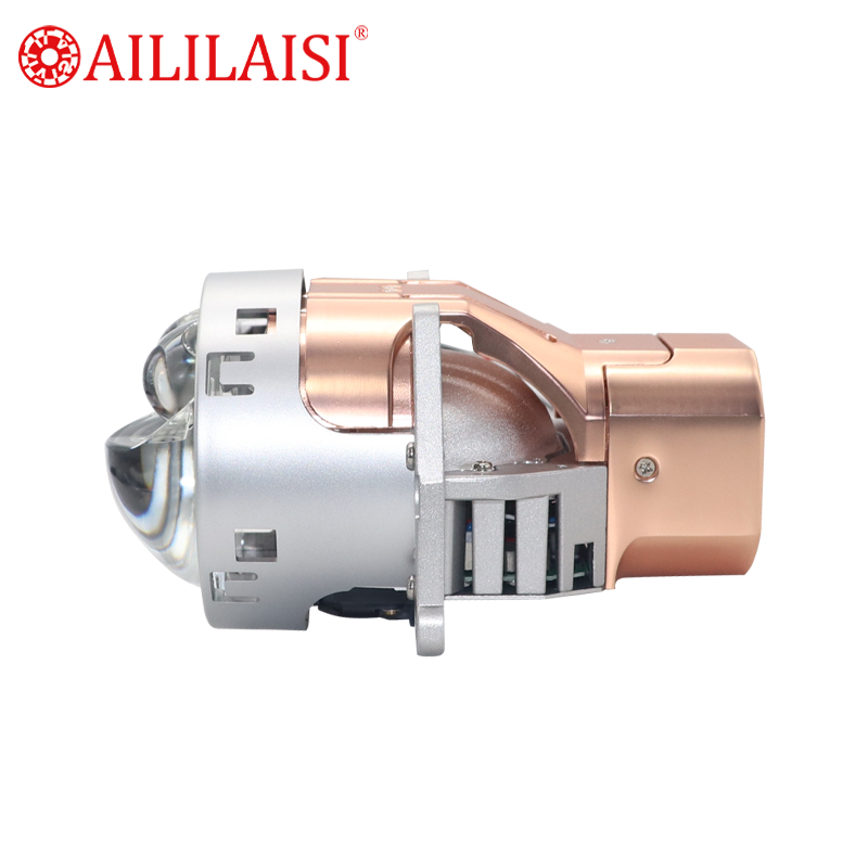 Aililaisi High Power LED 2Lens Laser Headlight Spotlight Dual Lights 3Inch Bifocal Automobile Modification for Mercedes W204 Cla