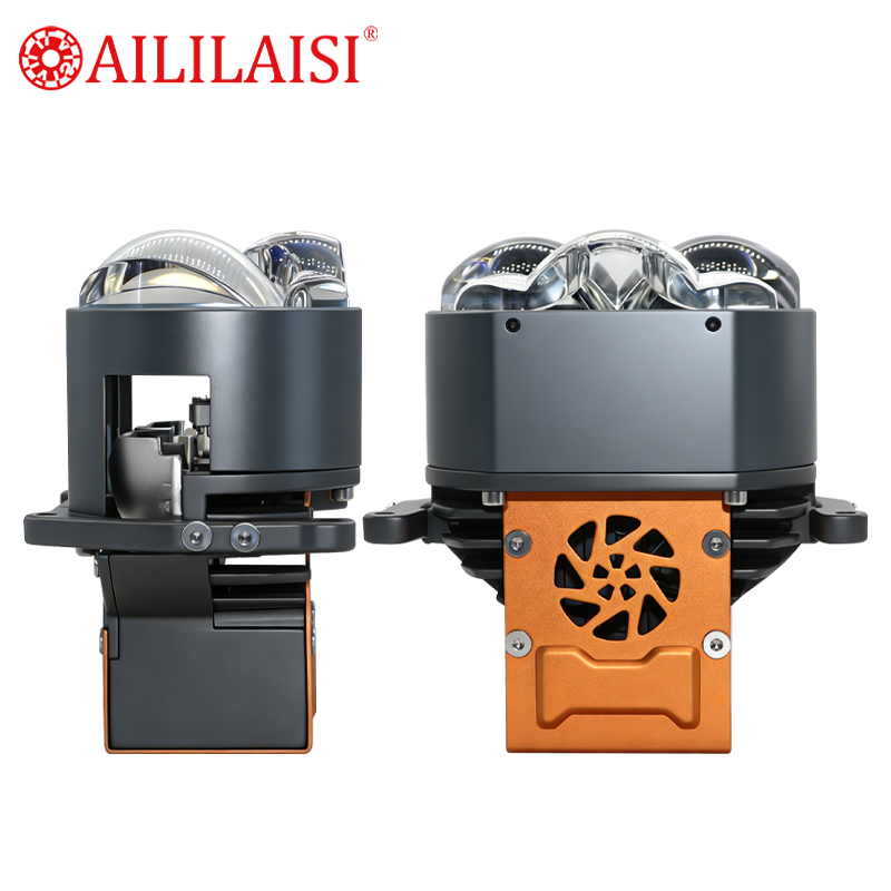 3 Inch Bi LED Projector Lens 6000K Car Headlight Retrofit Lens High Low Beam LED Projector Headlight for Auto Headlight Upgrade
