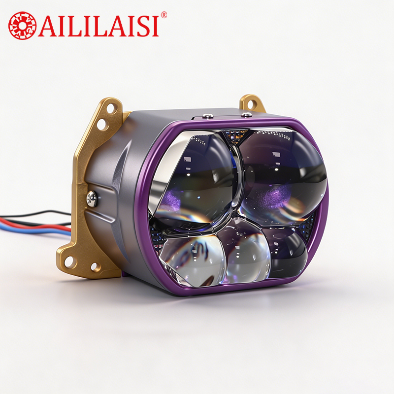High Beam 5Lens Five Dragons Laser Bifocal Lens Automobile Laser Bi LED Headlight Lens Car Laser Headlight Modification Retrofit