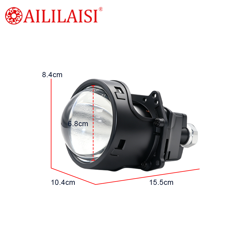 High Power Bi LED Projector Lens Headlight 3Inch Dual Lens Laser Headlamp Super Bright Car Lighting System 12V Auto Modification