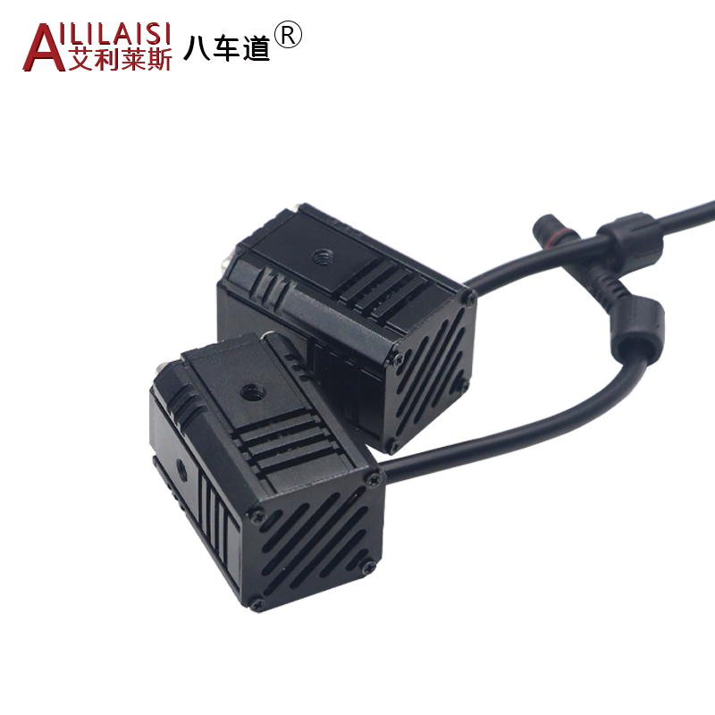 Mini Matrix Single Laser Headlight Lens 3000K 6000K Bi LED Projector spotlight for Universal car and motorcycle lamps External