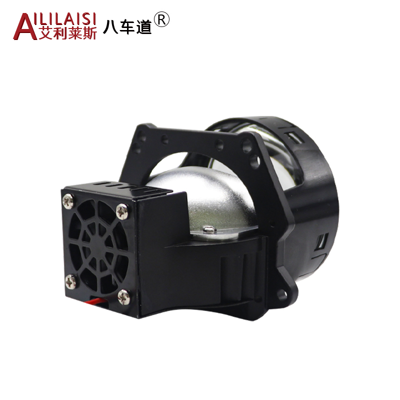 12V 3inch Bi Led Projector Lens Headlight For Car Accessories Headlamp Retrofit 6000K 46W H7 H4 LED Auto motorcycle goods train