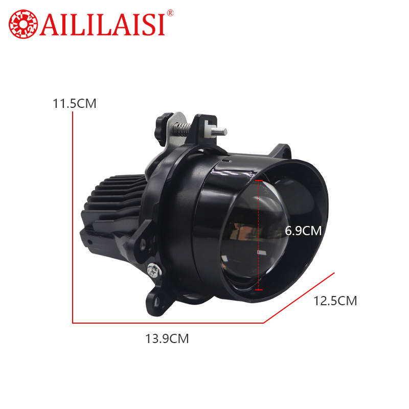Aililaisi Bi LED Projector Lens Fog Light 3Inch 80W New Condition Fog Lamp for Toyota Lexus Subaru Suzuki Visibility Enhancement