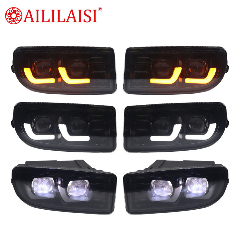Bifocal Conversion Fog Lamp Projector Light Bi LED Lens Beam Laser Modification for Toyota Land Cruiser Ickup LC100 200 Car 2024