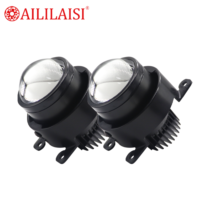 AIlilaisi 2.5Inch Fog Lamp Lens Projector Light Bi Led for Hyundai Custo 2020-2025 Waterproof and Anti-Fog Turn Signal Factory