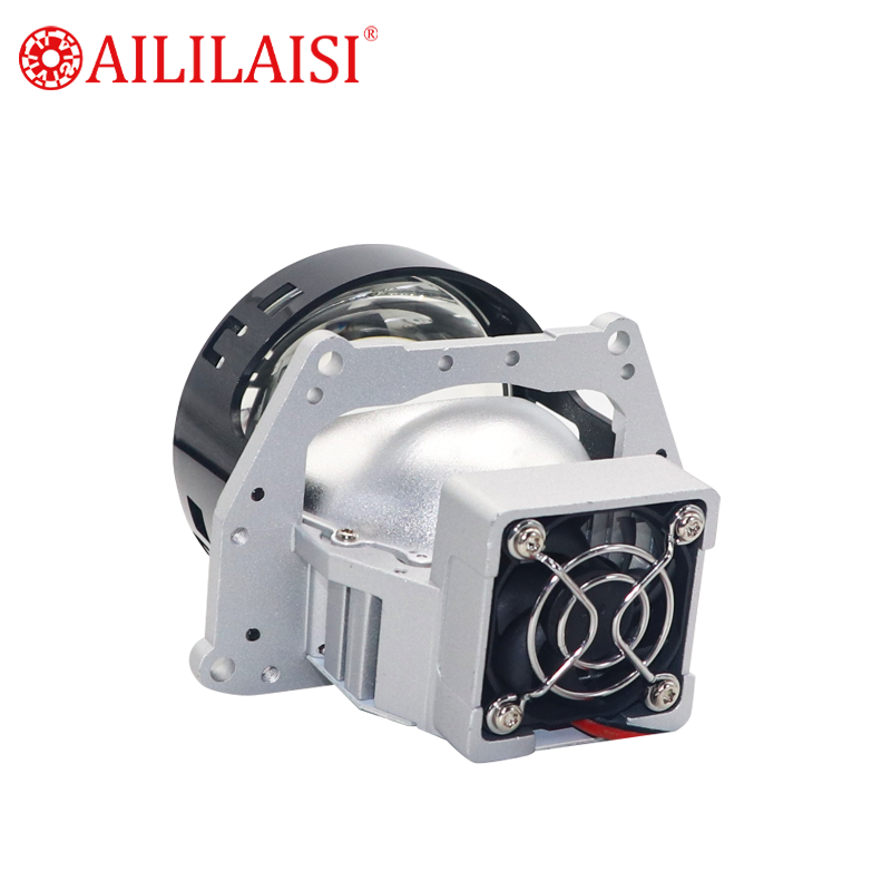 Aililaisi High Power LED Laser Headlight Spotlight Dual Lights 3Inch Bifocal Automobile Modification for Honda Jazz Ford Toyota