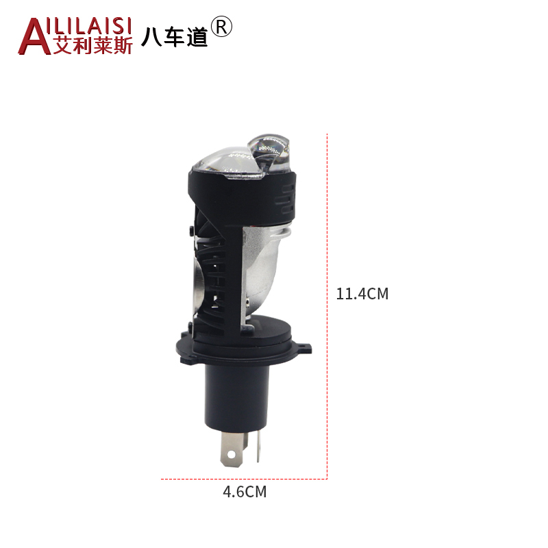 OEM H4 Bi LED Dual Lens Motorcycle car Headlight Wireless Projector Auto Hi/Lo Headlamp Plug Play Cooling Fan H7 H11 9006 mini