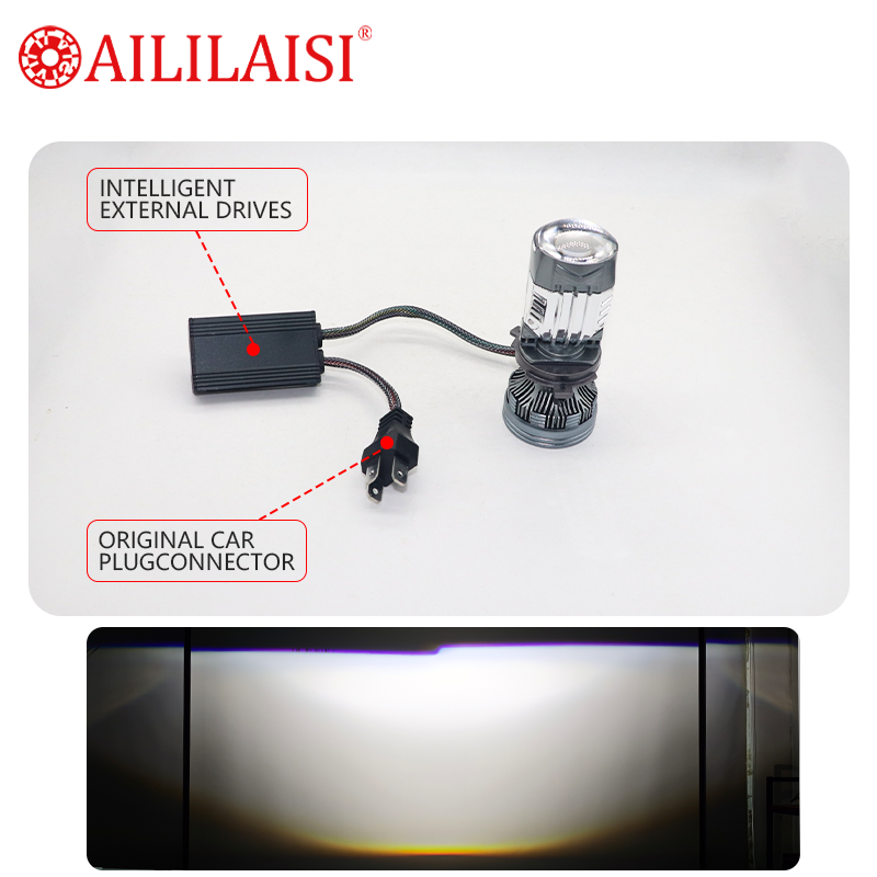 120W Projector Lens H4 LED Bulbs Hi Low Beam for Car Driving Lights 6500K Motorcycle Headlamp Fog Light LED Headlight Universal