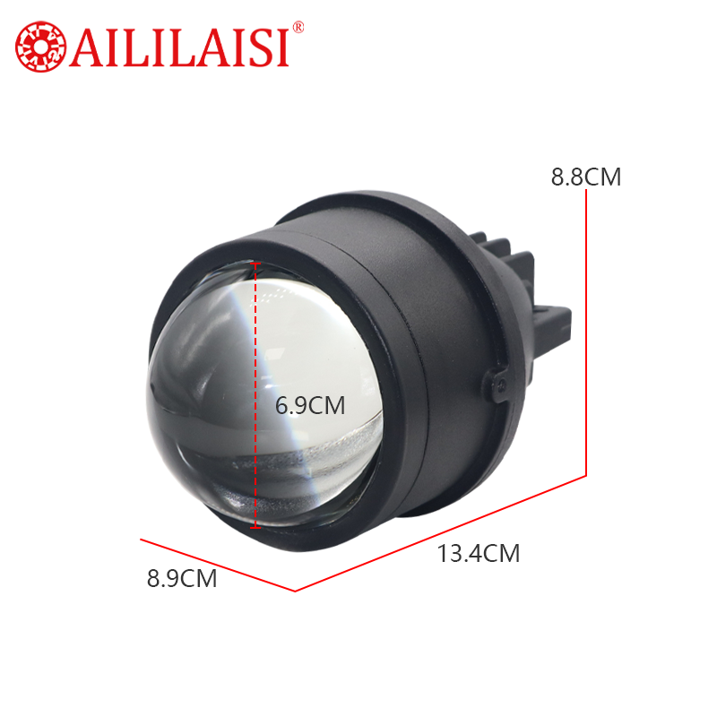 Aililaisi 3 Inch BI LED Projector Fog Lamp Fog Lights High/Low Beam for Infiniti Hyundai BMW Brilliance Vitara Honda Truck Kia
