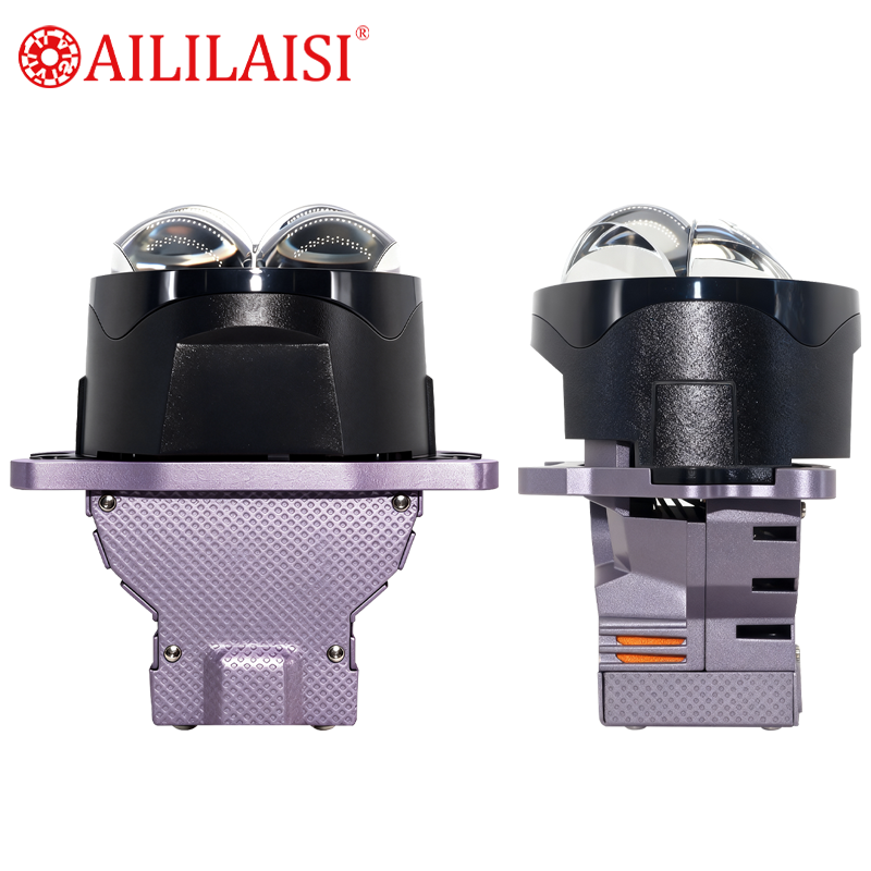 3 Inch Bi Lens Projector LED High Low Beam Headlamp Spotlight High Power Three Led Laser Square Projector Super Bright Headlight