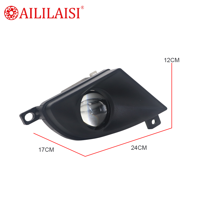 AIlilaisi 3.0Inch Bi LED Fog Light Bracket Projector Dedicated Lens Bifocal Lamp for BMW 3 Series E60 2007-2010 Mounting Support