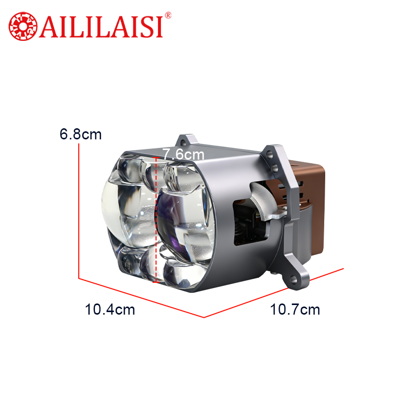 Bi LED Projector 8 Lens Wholesale Factory Auto Modification Bulk Universal Retrofit Parts High Power Car Headlight Laser Bifocal