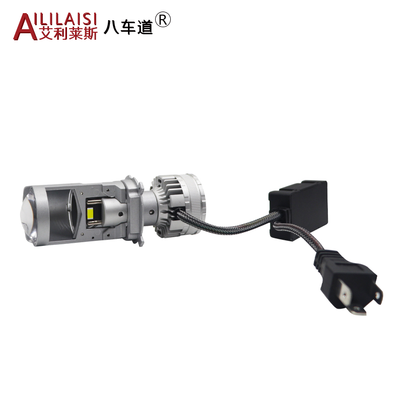 Super Bright High Power H4 Led Lens Projecto Low Beam Headlights Bulb 55W 6000LM 6500K Mini H4 For Car Universal Price Bulbs