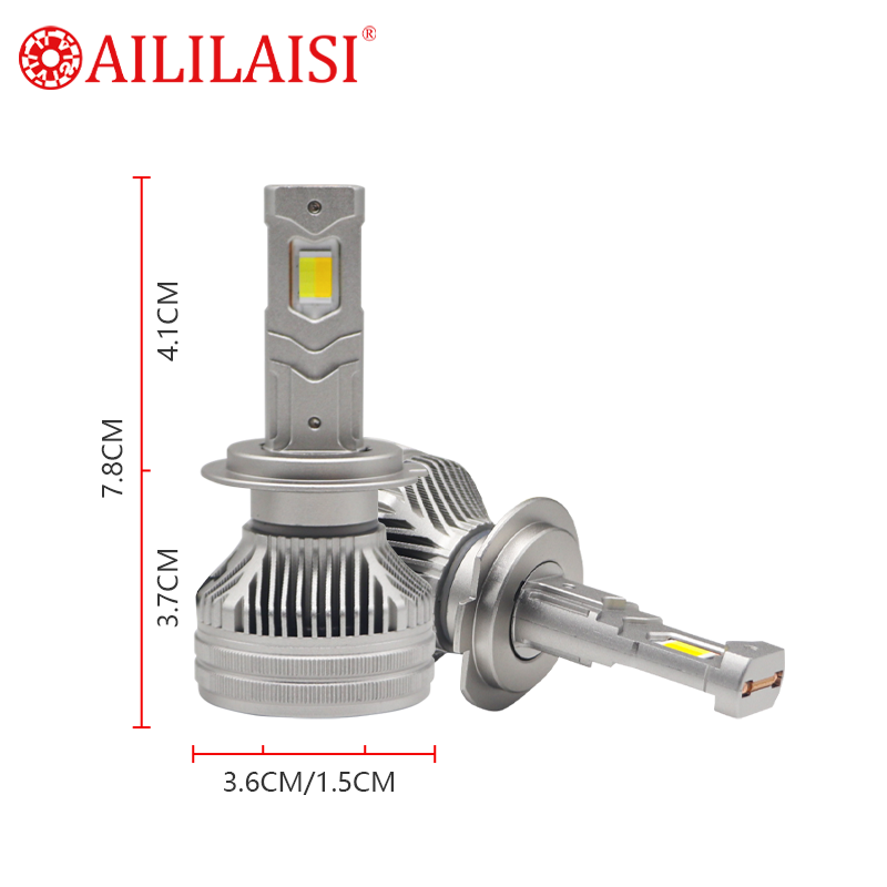 Aililaisi Light Bulb Dual Colors Flash APP Control R10 LED Headlights for Car Auto Adjustable Headlamp 3000K-8000K Mazda Demio