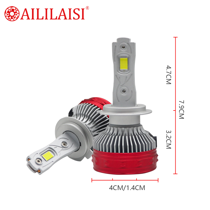Aililaiisi V12 Led Bulbs for Cars 140w High Power Universal H1 H4 H7 H9 H11 9012 9006 Motorcycle Auto Headlight Projector Bulb