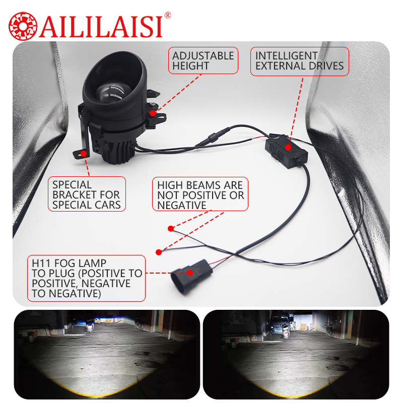 Bi LED Fog Lamp Projector Lights for Skoda Superb 3 Golf Gti Jetta Scirocco Headlight Car Accessories New for Citigo Vw Amarok