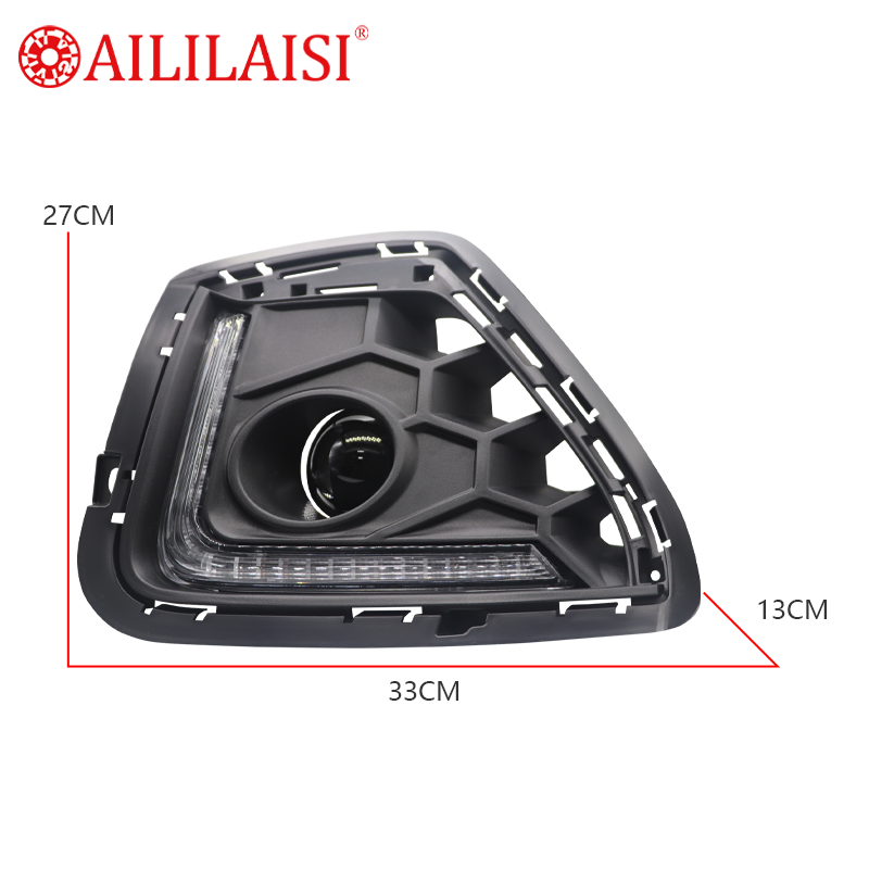 AIlilaisi 2.5Inch Fog Lamp Lens Projector Light Bi Led for Hyundai Custo 2020-2025 Waterproof and Anti-Fog Turn Signal Factory