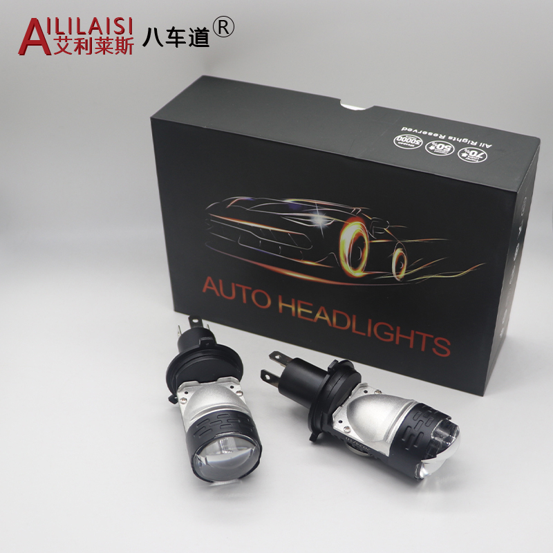 OEM H4 Bi LED Dual Lens Motorcycle car Headlight Wireless Projector Auto Hi/Lo Headlamp Plug Play Cooling Fan H7 H11 9006 mini