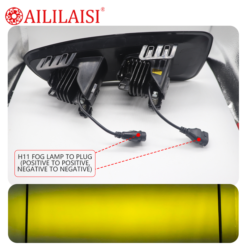 BI LED Fog Light Lamp for Ford F150 Svt Raptor 2009 2010 2011 2013 2014 NEW Yellow Accessories Car Daytime Running Waterproof