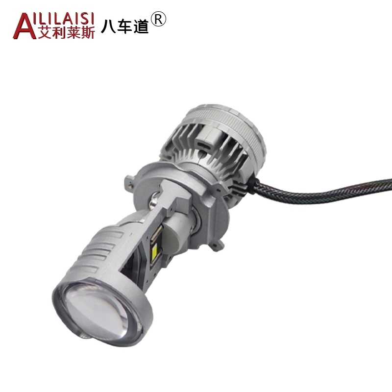 Super Bright High Power H4 Led Lens Projecto Low Beam Headlights Bulb 55W 6000LM 6500K Mini H4 For Car Universal Price Bulbs