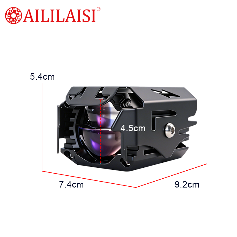Factory Single Direct Projector Lens Dual Light LED Spotlight Motorcycle Car Auxiliary Fog Driving Work Light for Car Truck SUV