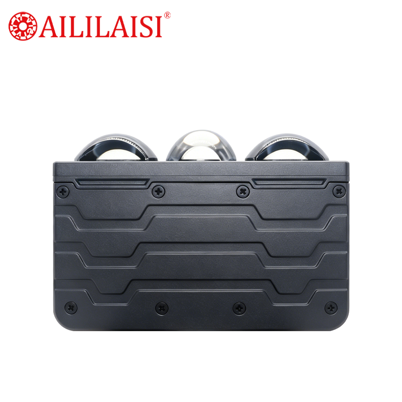 3 Lens Bi LED Spotlight High Low Beam Auto Car Motorcycle Grille Fog Driving Light Universal Exterior Modification Work Lamp ATV