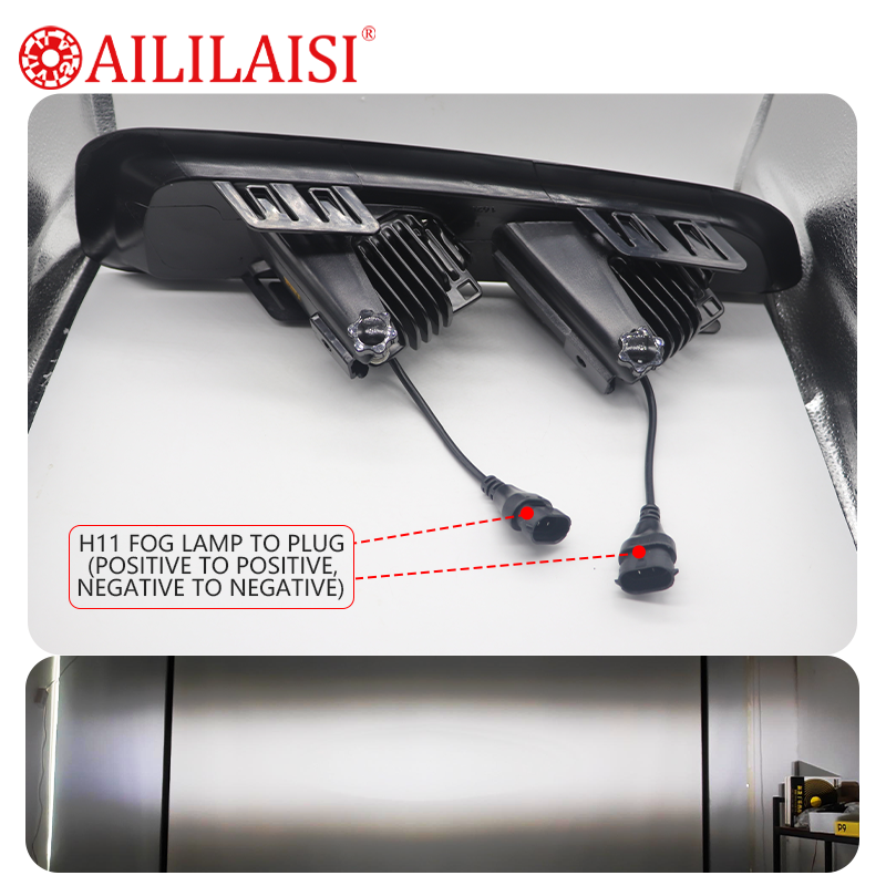 Aililaisi BI LED Fog Light Lamp for Ford F150 Svt Raptor 2016 2017 2018 2019 2020 White Body Kit Accessories Car Daytime Running