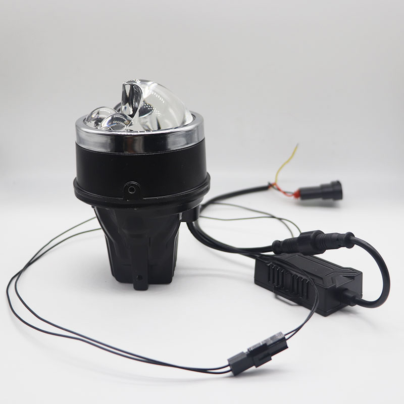 Aililaisi 3 inch Fog Light LED Dual Beam Fog Lamp Projector Lens Laser bifocal for Pickup Universal car BMW Benz Honda toyota