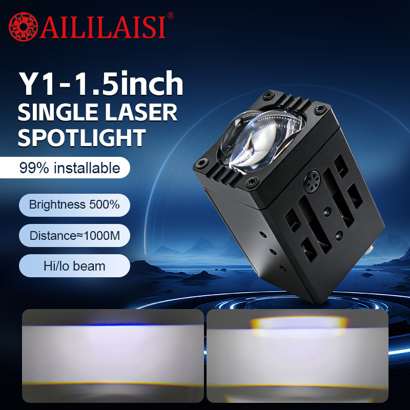 Factory Direct 1.5 Inch Single Laser LED Driving Light 99% Installable Universal Fit for Car ATV UTV Offroad Fog Lamp Projector