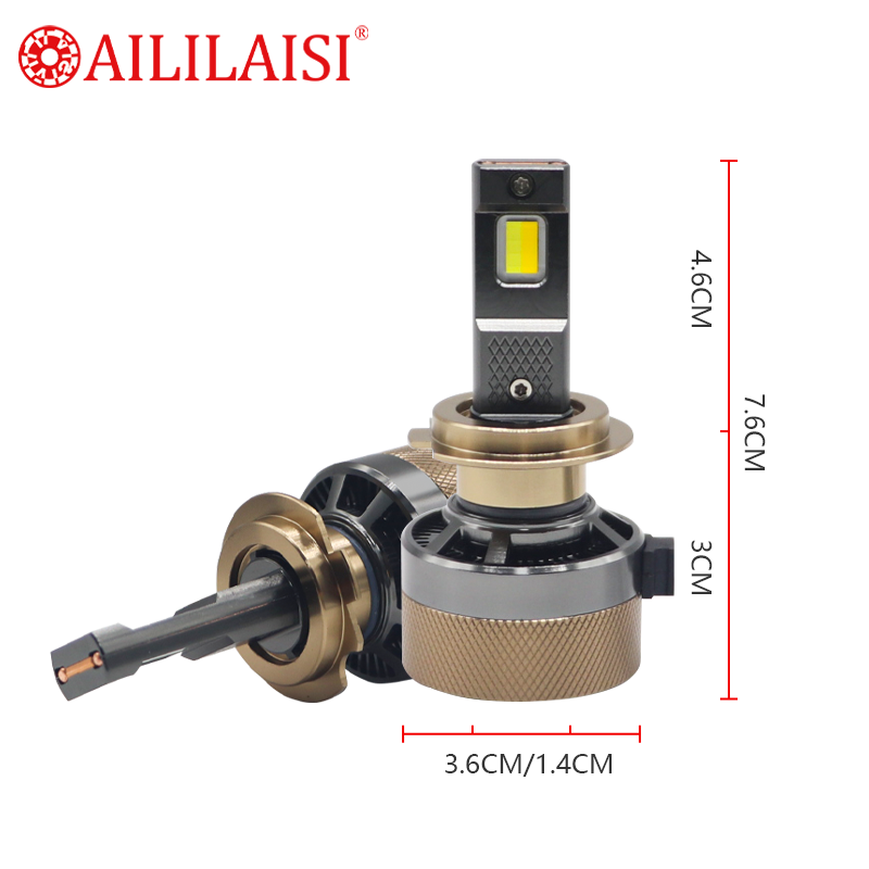 Dual Colors Flash APP Control H7 LED Headlights for Car Auto Adjustable Headlamp 3000K-8000K Light Bulbs Kia Picanto Carnival