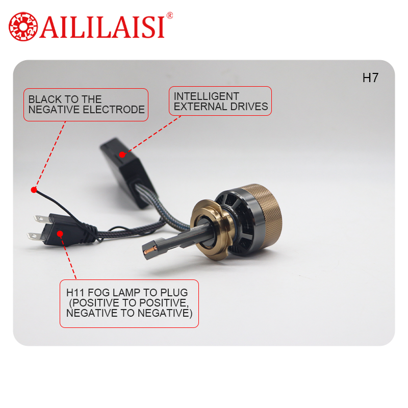 Dual Colors Flash APP Control H7 LED Headlights for Car Auto Adjustable Headlamp 3000K-8000K Light Bulbs Kia Picanto Carnival