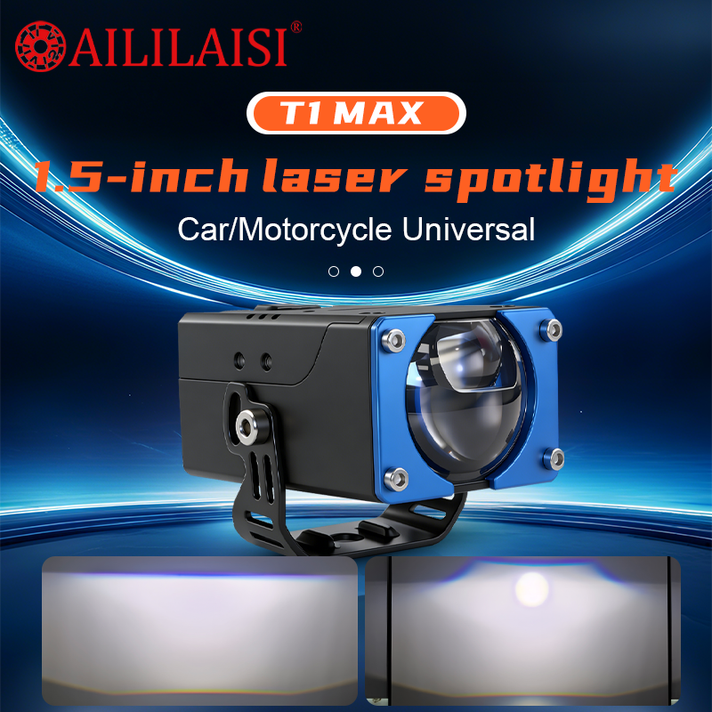 Laser BI LED Driving Lights with External Driver High/Low Beam Waterproof Spot Fog Light for Off-Road Vehicle Motorcycle ATV UTV