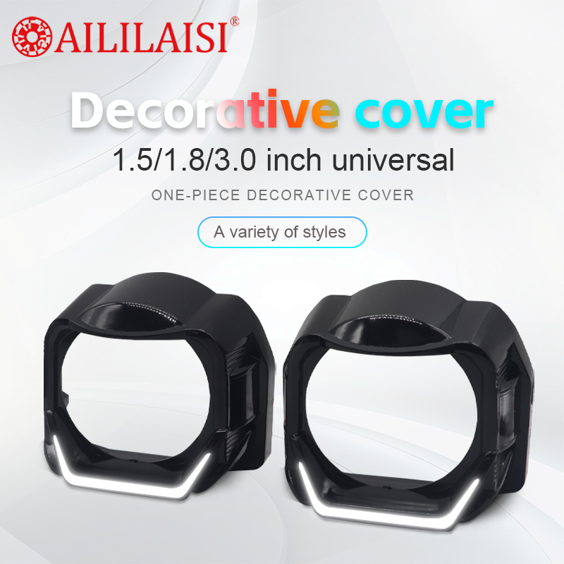 Universal 3.0 Inch Decoration Cover Lamps motorcycle Headlamp daytime shade FOR ALL CAR decorative retrofitted upgrade Daylight