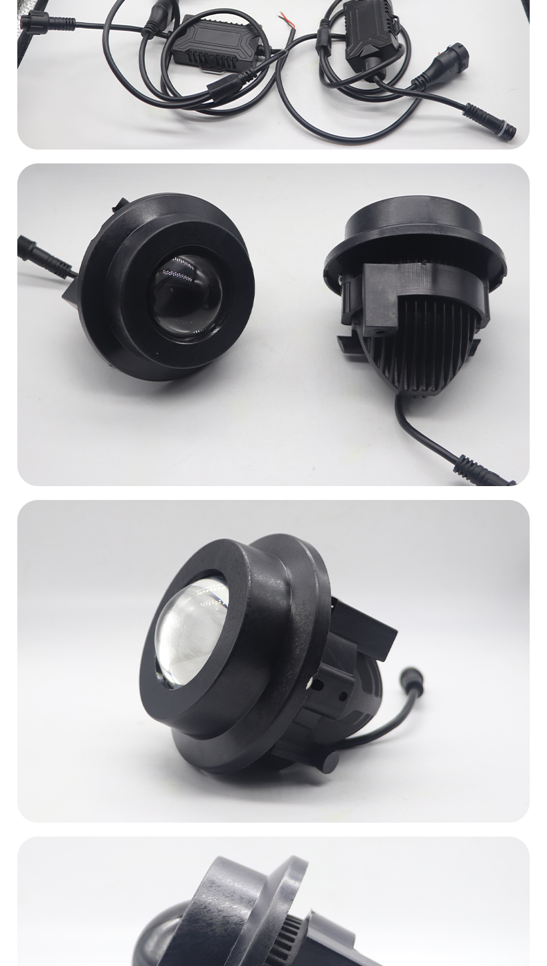 Aililaisi 2.0inch Bi-led Fog Lamp light projector beam upgrade retrofit plug play waterproof For Toyota Highlander2012 2013 2014