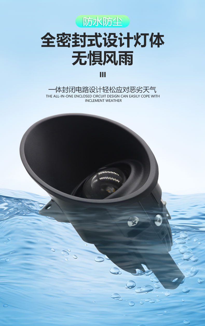 Lens Projector Car BI Led Fog Driving Lights Lamp with laser for volkswagen caravelle multivan benz amarok crafter 2010-2016