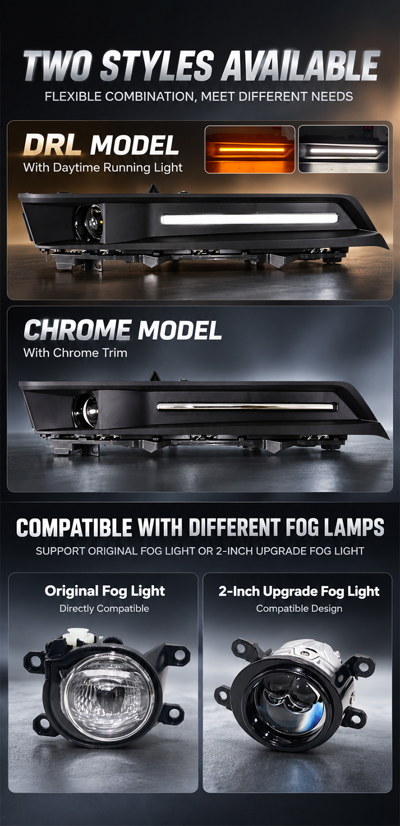 [Copy][Copy]AILILAISI 2 Inch Bi-LED Fog Lamp Dual Beam Projector Light OE Fit for Chery Arrizo 8 Fulwin A8 2022-2025 Automotive Front Foglight Upgrade