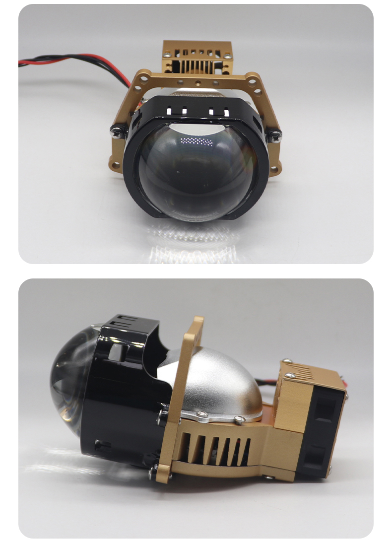 3 Inch Bi LED Projector Lens Headlight Car Lights Retrofit Kits Auto Driving Head Lamp Retrofit Brightness Lens Laser bifocal