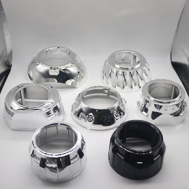 AIlilaisi Auto Lighting Parts 2.5 Inch Xenon Projector Lens Cover Shrouds HID Xenon Universal Fit Auto Lighting Conversion Kits