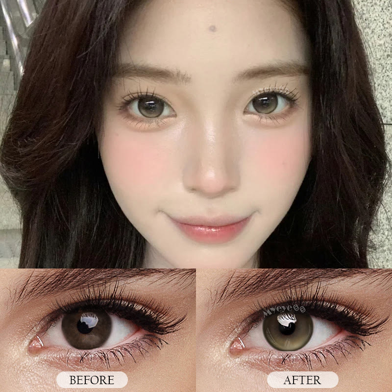 MYEYEBB Aura Tint Brown Colored Contact Lenses | 6 Months - image 7