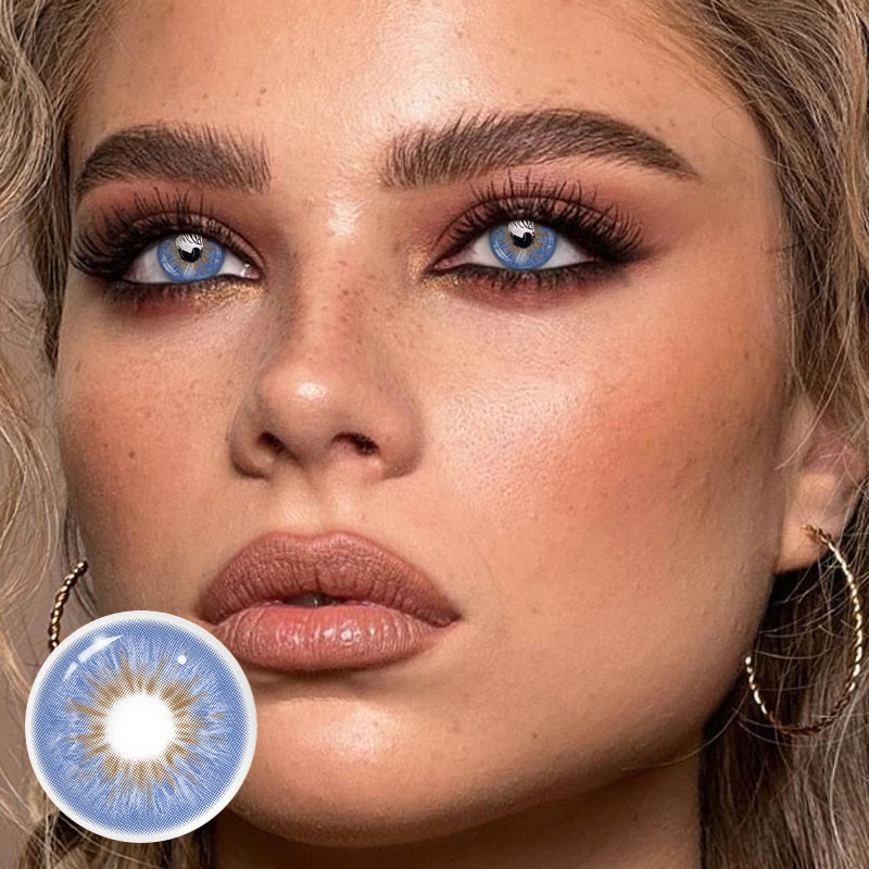 MYEYEBB Crush Blue Colored Contact Lenses - image 2