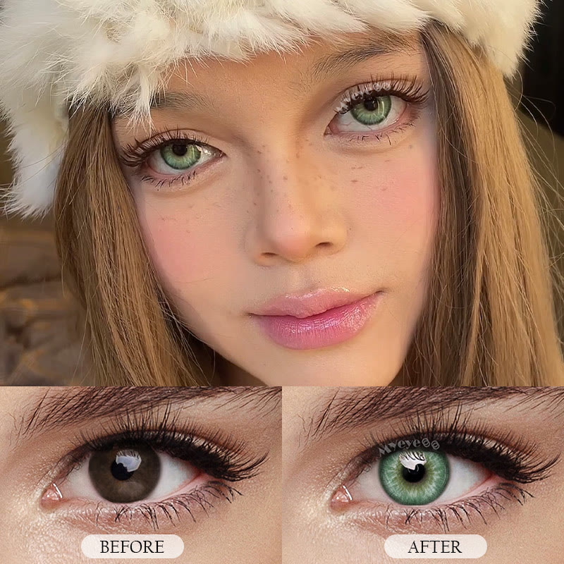 MYEYEBB Nocturne Green Prescription Colored Contact Lenses丨6 Months - image 7