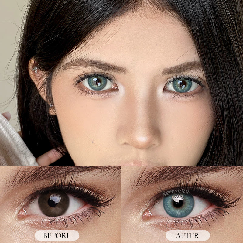 MYEYEBB Foxy Blue Colored Contact Lenses - image 7