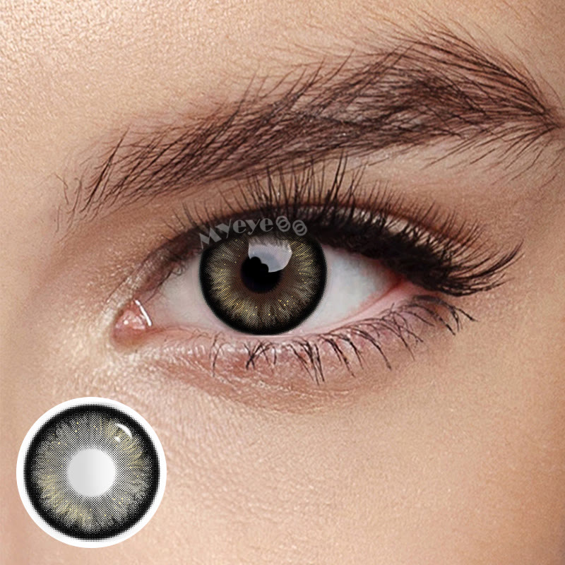 MYEYEBB Pearlescent Black Prescription Colored Contact Lenses - Pearlescent Black - -8.00 - LM38_BK - image 1