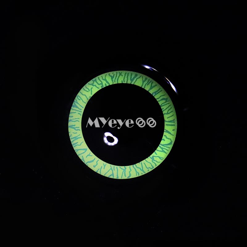 MYEYEBB Nebulos Green Cosplay Colored Contact Lenses - image 12