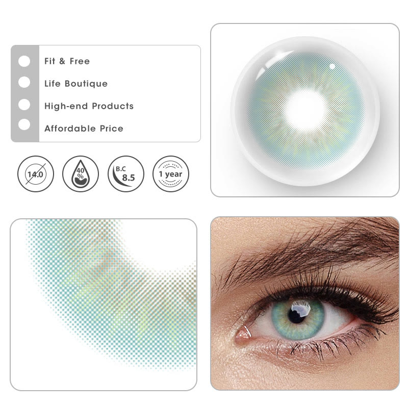 MYEYEBB Sin Green Prescription Colored Contact Lenses - image 12