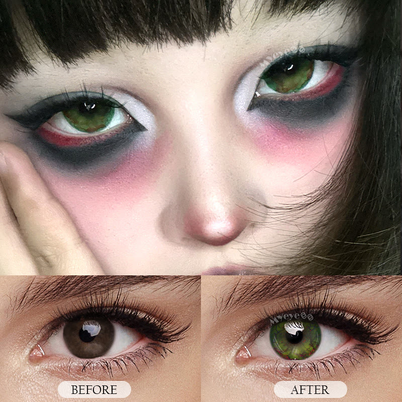 MYEYEBB Venom Realm Green Cosplay Colored Contact Lenses丨1 Day - image 6
