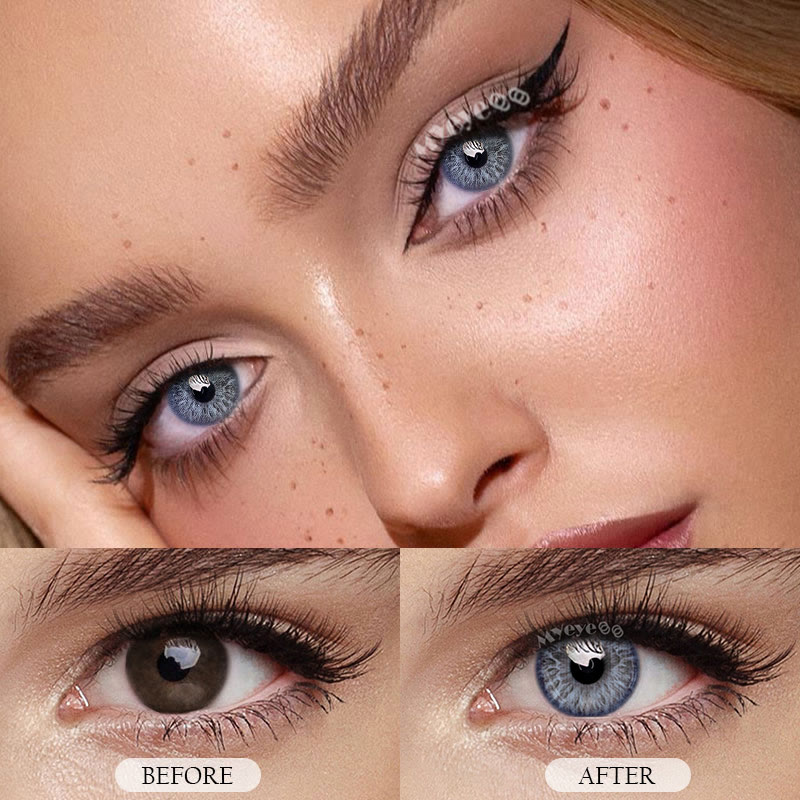 MYEYEBB Nordic DNA Blue Prescription Colored Contact Lenses - image 5